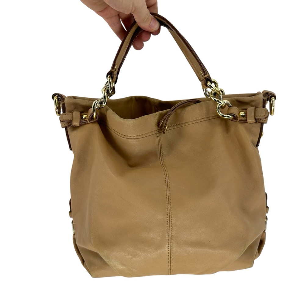 COACH Brooke 14142 Soft Tan Pebbled Leather Hobo Satchel Tote Handbag - Picture 17 of 17